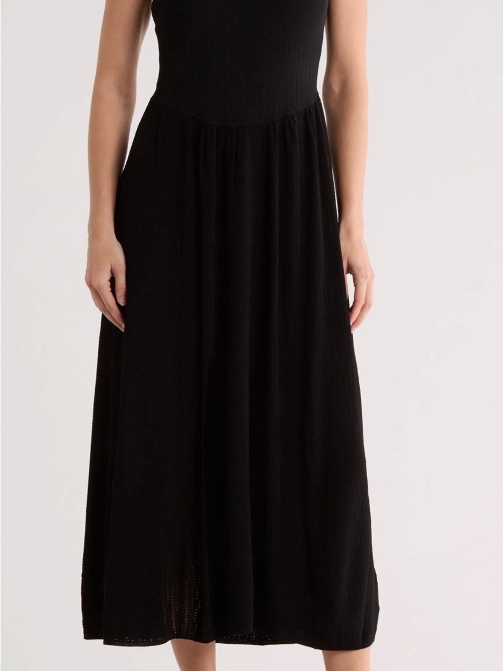 rag & bone Alison mix media knit dress